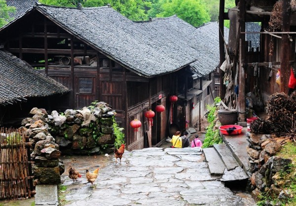 аньхуа, чайная деревня  