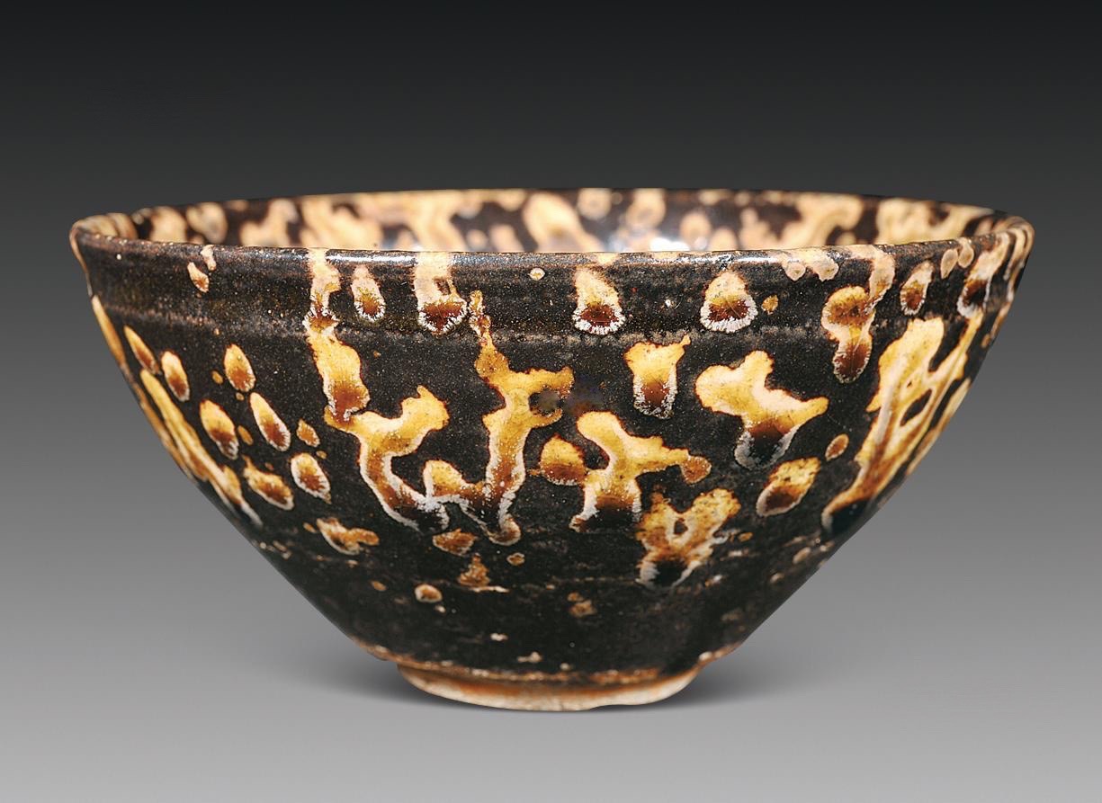 чаша Черепаховый панцирь эпохи Сун из печей Цзичжоу