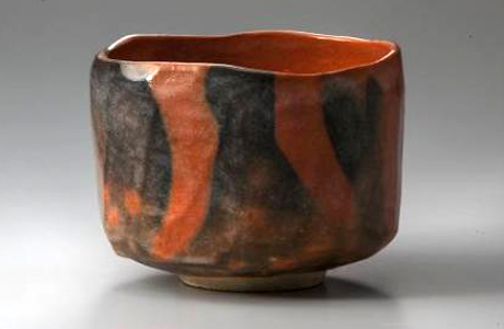 керамика раку Китидзаэмон XV чаша Дзюэй или Тень Дерева
