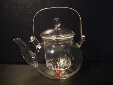Tea kettle,  glass, 400 ml.