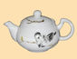 Teapot, porcelain "Birds" 