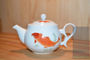 Teapot, porcelain "Carps"