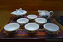 Teaset, porcelain (gaiwan + 6 cups + pitcher)