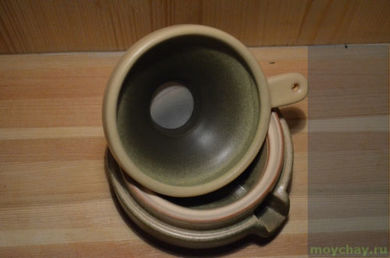 Tea Mesh "Japan", clay
