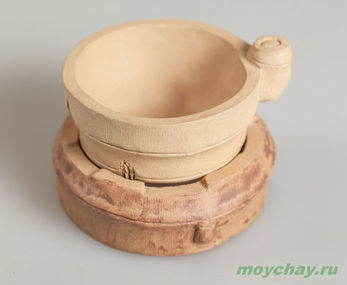 Tea mesh "Cha Lui" #09, clay