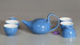 Tea ware set # 763, porcelain, (teapot + 6 cups) 