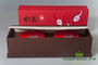 Gift pack, red, (box, package, 2 tin caddies)