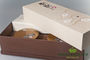 Gift pack, beige, large (box, package, 2 tin caddies)