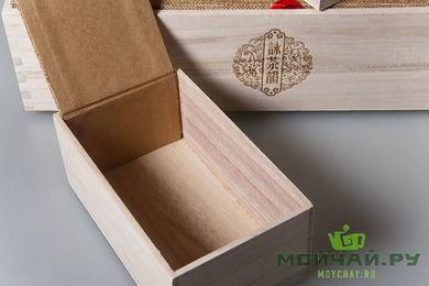 Подарочная коробка из дерева коробка пакет 2 деревянных бокса