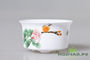 Набор посуды "Птицы" # 771, фарфор (чайник 300 мл., чахай 220 мл., чашка 60 мл.)