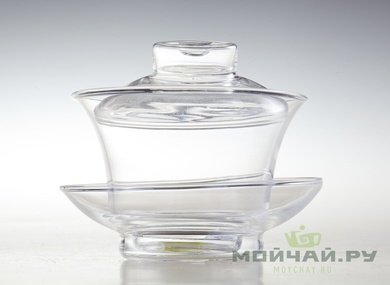 Gaiwan # 01s, glass, 120 ml.