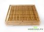 Tea tray, # 188, bamboo, 40x40x7 cm.