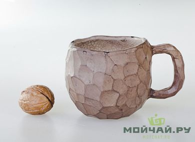 Чашка # 2359, глина, ручная работа