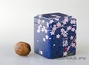 Баночка жестяная для чая, "цветущая сакура", 340 мл.