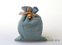 Textile bag # 3, synthetic velvet
