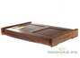 Tea tray, # 446, wenge wood, 58x40x7 cm.