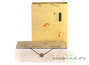 Подарочная упаковка "Золотые рыбы" (коробка с застежкой, три жестяные баночки, бумажный пакет)