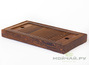 Tea tray, # 447, wenge wood, 14x27x2.5 cm
