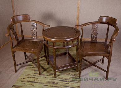 Комплект мебели стол  и 2 стула, венге