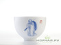 Tea ware set # 856, porcelain (teapot, pitcher, 6 cups, tea mesh)