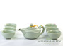 Tea ware set # 863, porcelain (teapot, 6 cups)