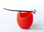 Vessel for mate (silicone) and bombilla, set # 14 (red), 200 ml.