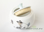 Tea ware set # 874, porcelain (teapot, vase, tea caddy, tea tray, 4 cups)