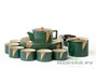 Tea ware set # 891, porcelain (teapot, pitcher, tea mesh, tea boat, 6 cups)