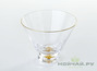 Cup # 4360, glass, gilding, 95 ml.