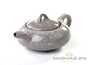 Набор посуды # 17375, керамика/ глазурь «колотый лед» (чайник 150 мл., 6 чашек по 50 мл.)