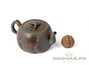 Teapot # 18225, yixing clay, wood firing, 306 ml.
