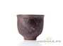 Cup # 18332, ceramic, wood firing, hand painting,  64 ml.