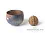 Cup # 18305, ceramic, wood firing, hand painting, 78 ml.