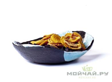 Блюдо для украшения чайного стола чайная тарелка # 19446 керамика Япония 1280 мл