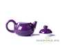 Tea ware set for a tea ceremony # 21226 (teapot -  190 ml,  porcelain, pitcher - 200 ml, 6 cups of 45 ml, teamesh, vase)