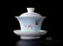 Tea ware set for a tea ceremony # 21247 (gaiwan - 110 ml, pitcher - 200 ml, 6 cups of 45 ml, teamesh)