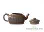 Teapot # 21676, yixing clay, wood firing, 170 ml.