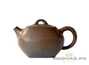 Teapot # 21655, yixing clay, wood firing, 176 ml.