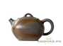 Teapot # 21651, wood firing, yixing clay, 176 ml.