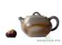 Teapot # 21653, yixing clay, wood firing, 176 ml.