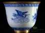 Cup # 21802, jindezhen porcelain, hand brush, 68 ml.
