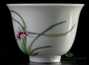 Cup # 21815, ,jindezhen porcelain, hand brush, 56 ml.