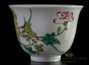 Cup # 21807, jindezhen porcelain, hand brush, 56 ml.