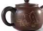 Teapot # 22088, Qinzhou ceramics, wood firing, 244 ml.