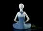 Teapet "Yoga Lady" # 22076, porcelain