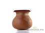 Vessel for mate (kalabas) # 22141, clay, 120 ml.