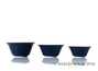 Teaset # 22633, porcelain, gaiwan 100 ml, pitcher 135 ml, big cup 50 ml, middle cup 30 ml, small cup 20 ml, cha xi