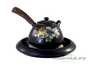 Набор посуды для чайной церемонии из 9 предметов # 23048, керамика : чайный пруд 100 мл., гундаобэй 200 мл., чайник 310 мл., шесть пиал по 60 мл.