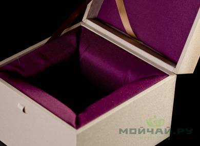 Подарочная коробка для чайников # 23044, Дерево/Ткань