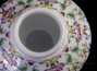 Набор посуды для чайной церемонии из 10 предметов # 23354, фарфор: чайный пруд 140 мл, гундаобэй 175 мл, гайвань 175 мл, пиала 80 мл, сито